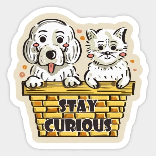 Stay Curious Sticker